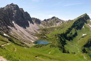 Obraz premium Der Traualpsee in Tirol, Österreich