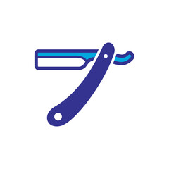 Straight Razor Icon vector design trendy
