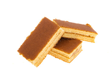 biscuit cake isolated