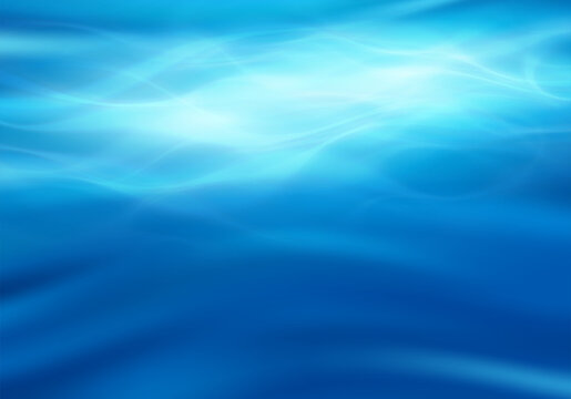Blue Deep Water Background