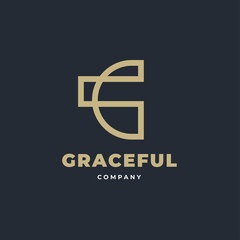 Elegant, premium, luxury letter G vector logo design