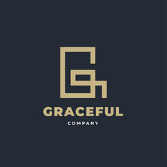 Elegant, premium, luxury letter G vector logo design