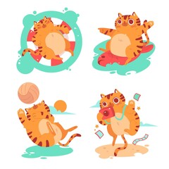 Collection Summer Kitty Stickers_2