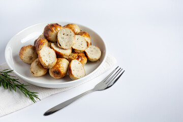 Isaan sausage on a plate