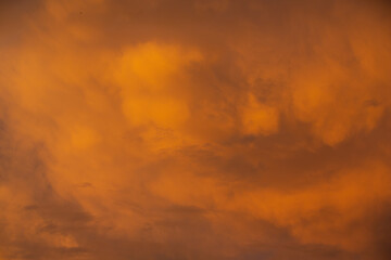 Fototapeta na wymiar evening sky