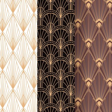 Flat Art Deco Pattern Pack