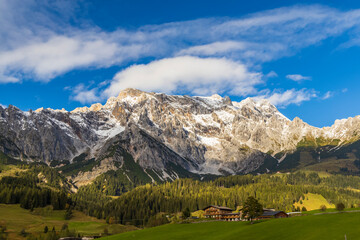 Autumn Austrian Alps nearby Bischofshofen