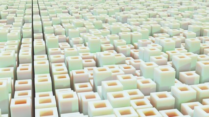 Obraz premium abstract 3d cubes background