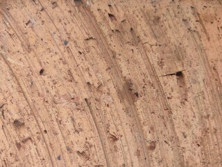 texture of the side of an old red brick