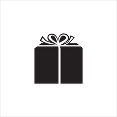 gift icon logo design template.