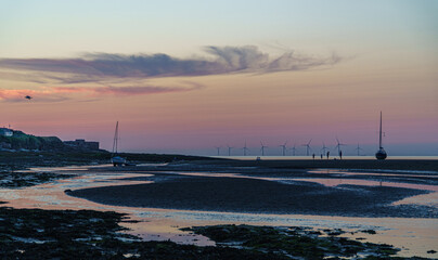 sunrise over the river
