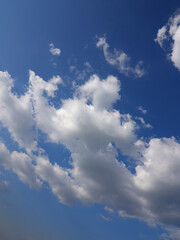 beautiful blue sky with cloud