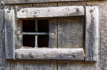 Alter Türspion aus Holz