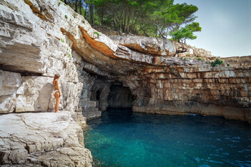 Cave near the town of Pula, Croatia
