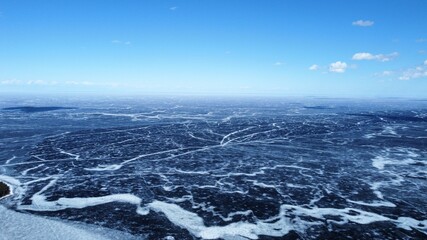 aerial view of the world