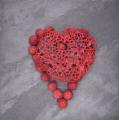 coeur de framboises