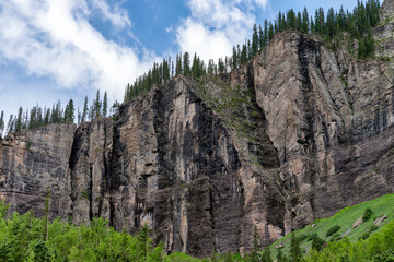 Bridal Veil falls in Telluride, Colorado