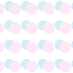 pattern with pink and blue circle