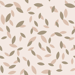 seamless pattern with leaves.