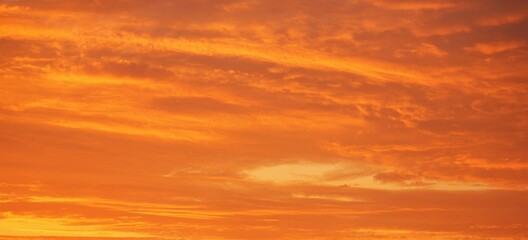 red sunset sky background