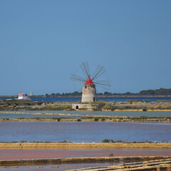 windmill on the beach