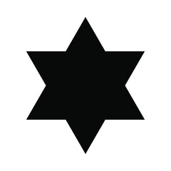 Star vector icon png isolated on white background