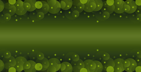 Hintergrund Grün Weihnachten mit Farbverlauf Weihnachtskugeln und Sternen