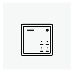 Smart vector icon. Editable stroke. Symbol in Line Art Style for Design, Presentation, Website or Apps Elements, Logo. Pixel vector graphics - Vector