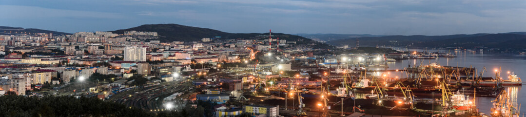 Fototapeta na wymiar Murmansk panorama