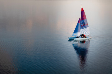 sailboat on the sea