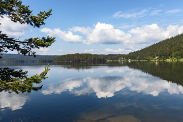 Landscape of Golyam Beglik Reservoir, Bulgaria