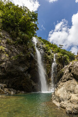 Fototapeta na wymiar 奄美大島　タンギョの滝　【Amami Oshima Tangyo Waterfall】