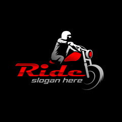 motorcycle logo template © TFamz