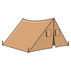 tent vector illustration