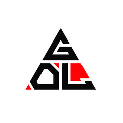 GOL triangle letter logo design with triangle shape. GOL triangle logo design monogram. GOL triangle vector logo template with red color. GOL triangular logo Simple, Elegant, and Luxurious Logo. GOL  © mamun25g