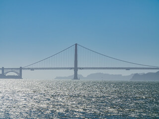 Noon view of the Golden Gate Bridge