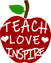 teacher apple | teach love inspire  

