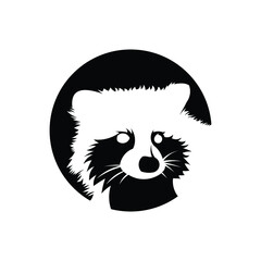negative space racoon © Qomarul