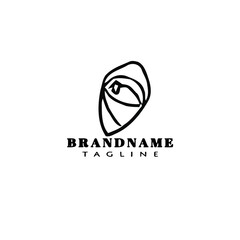 asian foods logo icon design template cartoon vector simple