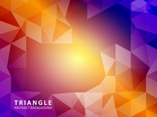 Triangle Abstract background - Vector