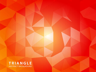 Fototapeta premium Triangle Abstract background - Vector