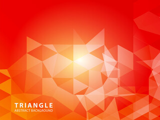 Triangle Abstract background - Vector