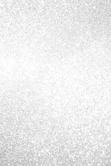 Silver background Abstract Bokeh Christmas.