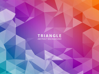 Triangle Abstract background - Vector