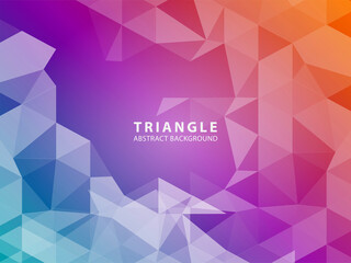 Triangle Abstract background - Vector