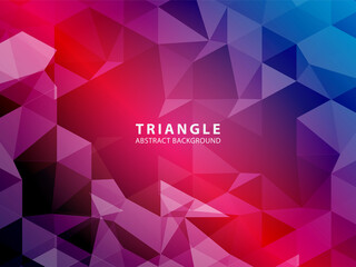 Fototapeta premium Triangle Abstract background - Vector