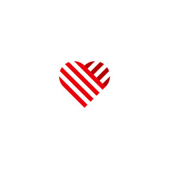 Love Ilustrasion Hearth Symbol Logo Design