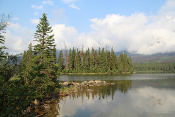 Island In The Lake, Jasper National Park, Alberta