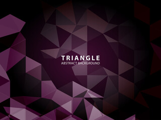 Fototapeta premium Triangle Abstract background - Vector