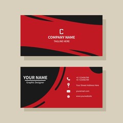 simple business card template for your company